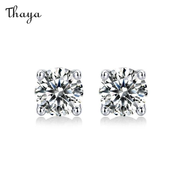 Classic Diamond Stud Earrings