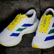 Men's Adidas Adizero Evo SL Woven - Yellow/Royal Blue/Iron Metallic