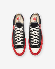 CONVERSE X CDG RED SOLE CHUCK 70 LOW