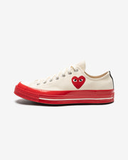 CONVERSE X CDG RED SOLE CHUCK 70 LOW