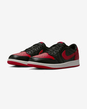 JORDAN AJ 1 RETRO LOW OG - BLACK/ VARSITY RED/ SUMMIT WHITE