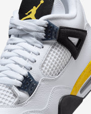 JORDAN  AJ 4 RETRO 'RARE AIR' - WHITE/ TOUR YELLOW