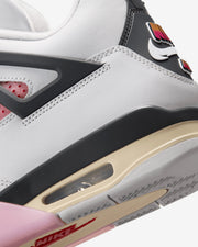 JORDAN AJ 4 RETRO - OFF WHITE/ FIRE PINK/ ANTHRACITE