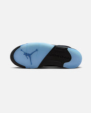 JORDAN AJ 5 RETRO - BLACK/ UNIVERSITY BLUE/ WHITE