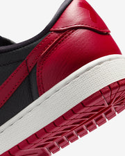 JORDAN GS AJ 1 RETRO LOW OG - BLACK/ VARSITY RED/ SUMMIT WHITE