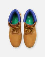 TIMBERLAND X MLB 6" PREMIUM BOOT 'NY METS' - WHEAT