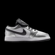 Air Jordan 1 Low SE (White/Black-White-Metallic Silver)